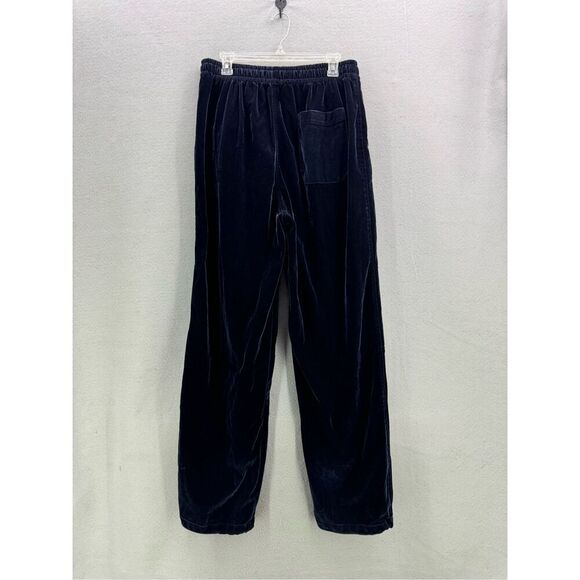 GodBody Denim Technology Womens Navy Blue Baggy Velvet Sweatpants Size XL - Picture 2 of 10